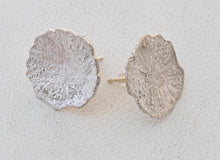 Coin Spot Lichen Stud Earrings