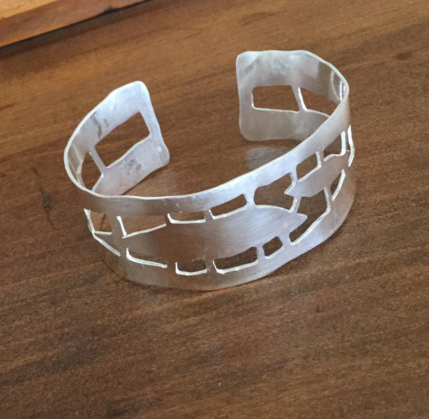 Sterling silver Paris cuff